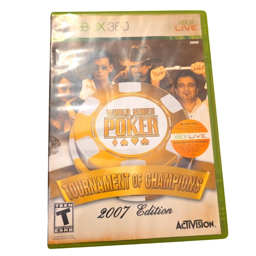 World Series of Poker - Tournament of Champions (Microsoft Xbox 360, 2006)